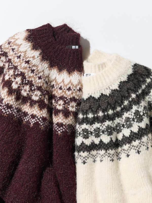 フラッフィクルーネックセーター