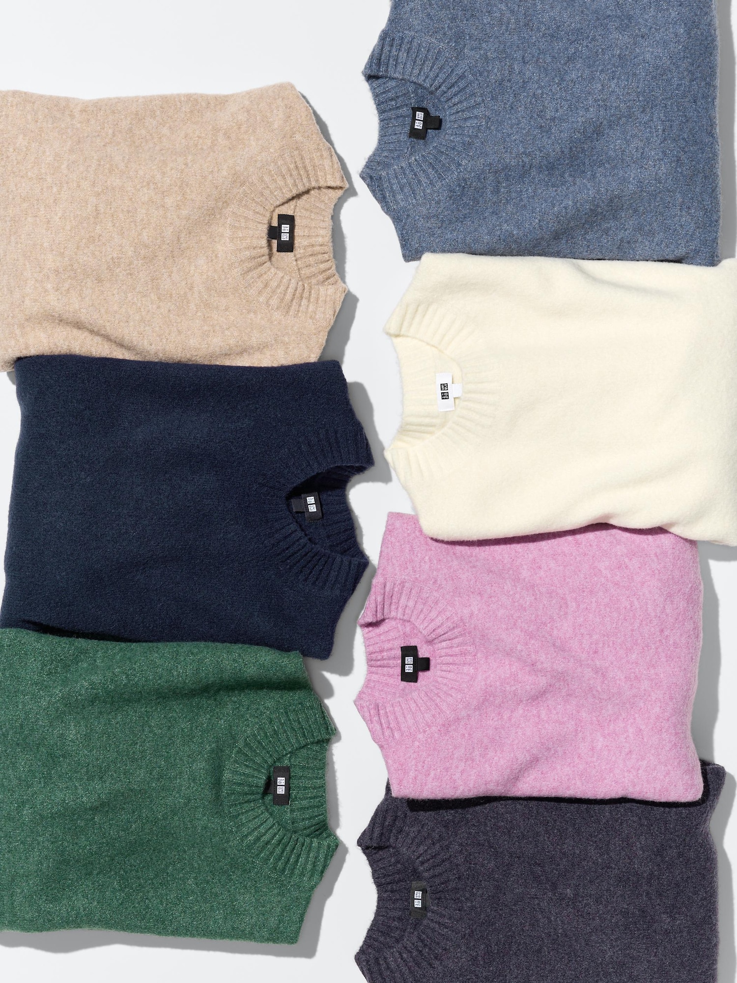 ユニクロ公式 | スフレヤーンクルーネックセーター