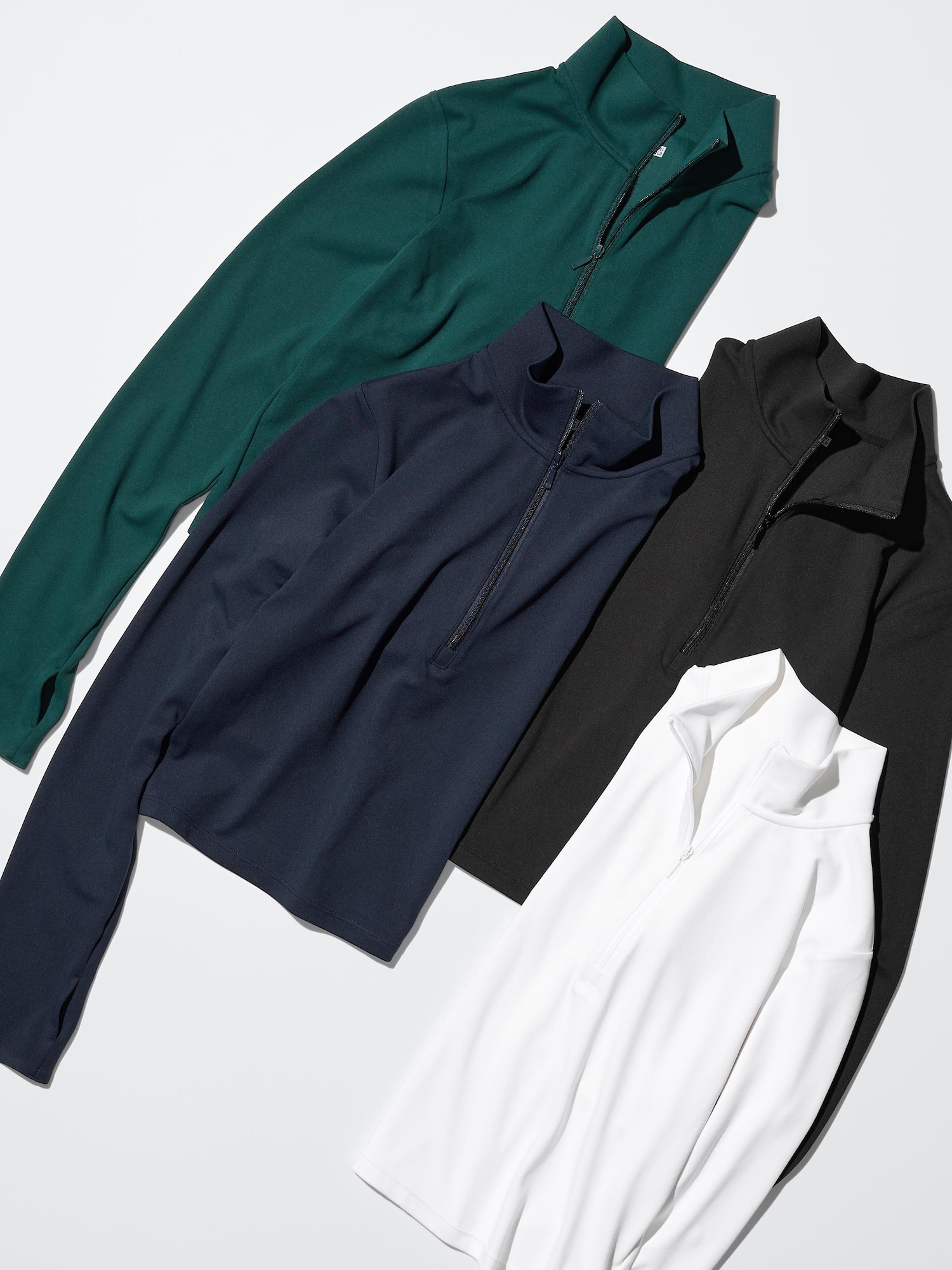 ユニクロ公式 | エアリズムソフトハーフジップT/長袖