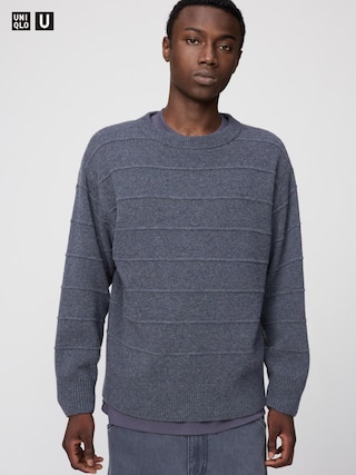 ラムクルーネックセーター