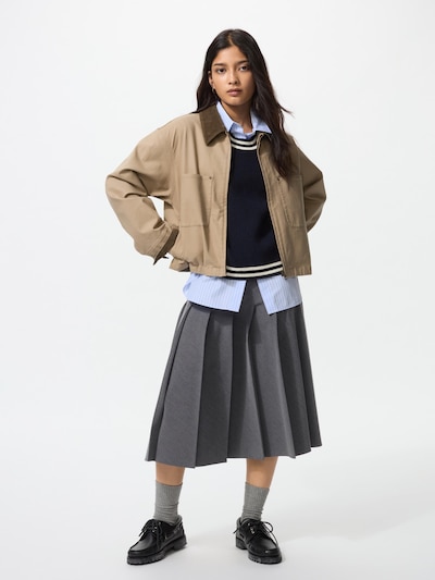 ワイドプリーツミディスカート 5