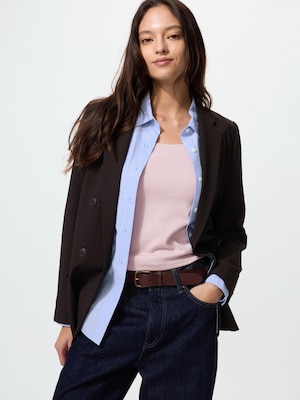 極暖ヒートテックコットンUネックT/8分袖