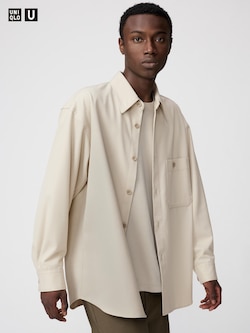 ツイルワークオーバーサイズシャツ