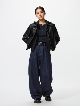 バギーカーブジーンズ丈短め