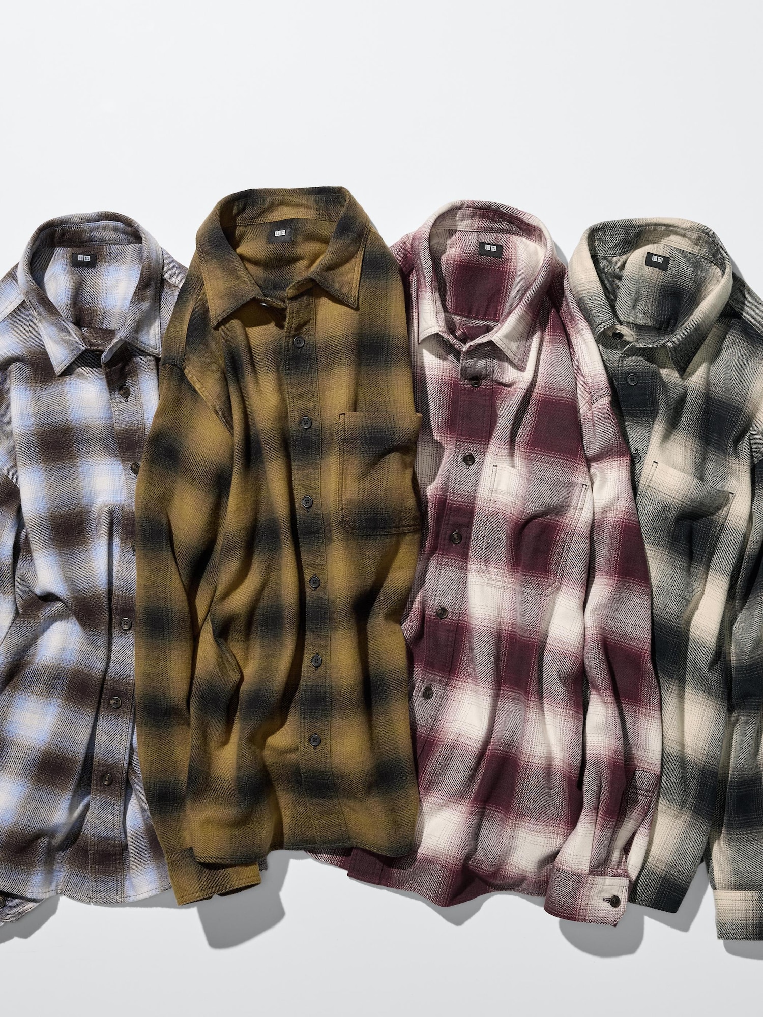 ユニクロ公式 | フランネルチェックシャツ