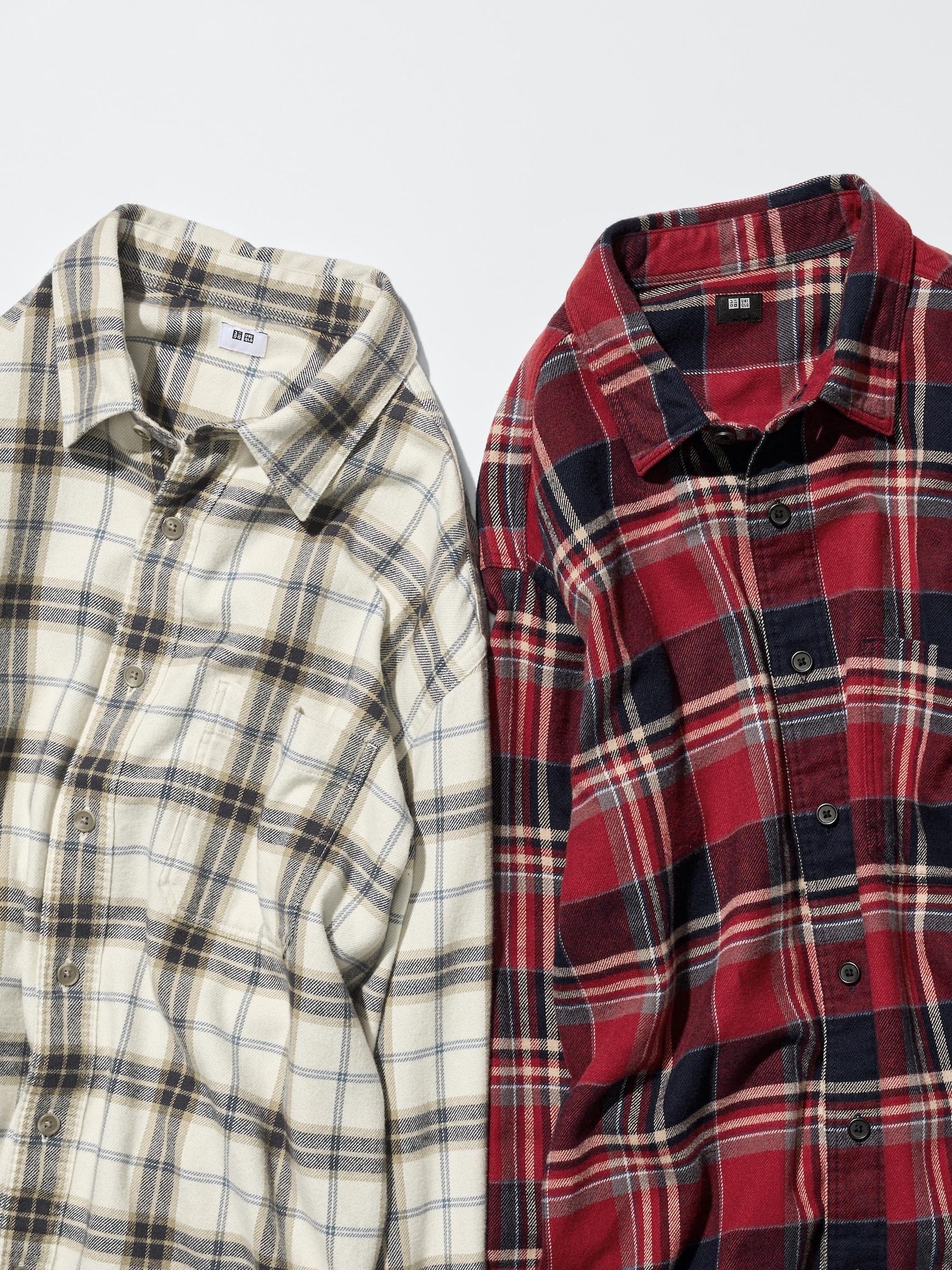 ユニクロ公式 | フランネルチェックシャツ