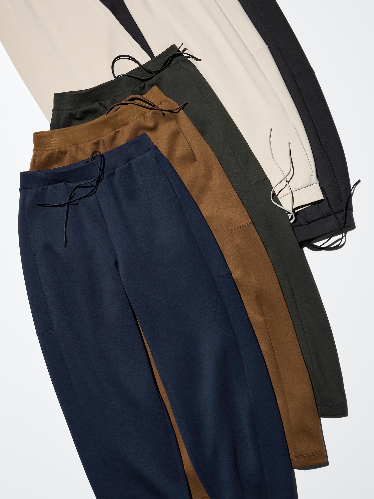 その出品　２個 ユニクロ公式 | ドライスウェットカーブパンツ/丈長め