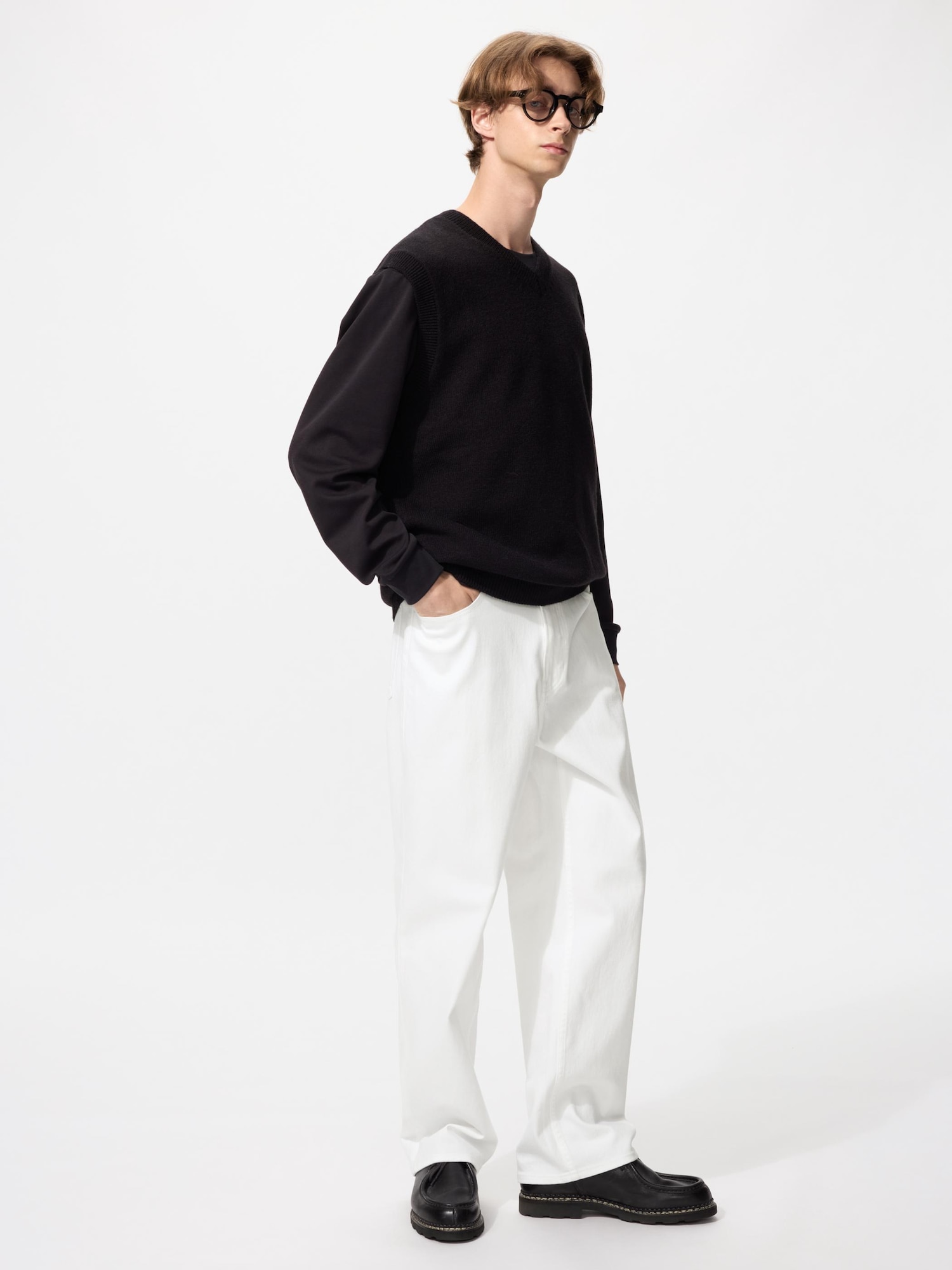 ユニクロ　メンズ　ジャージ　上下セット UNIQLO - ⭐︎美品⭐︎UNIQLO ジャージ 上下セット MEDIUMの通販