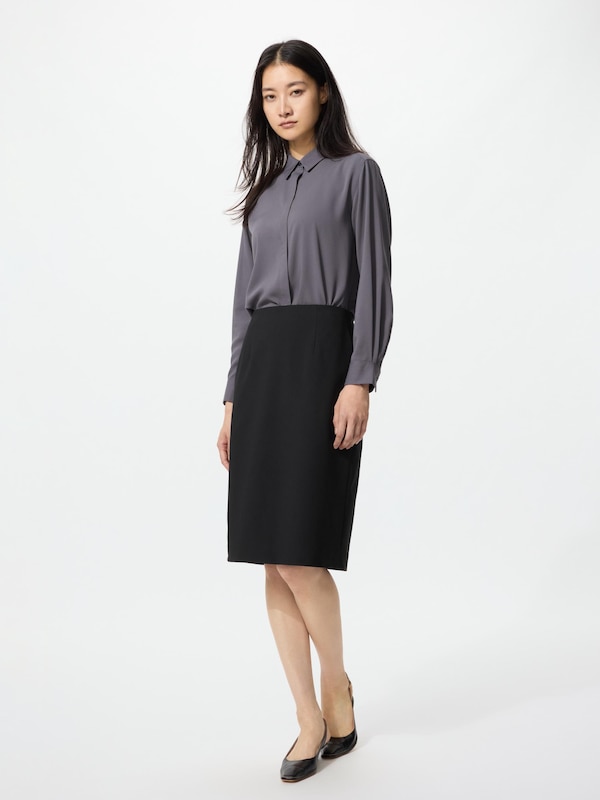 ストレッチスカート/ロング丈