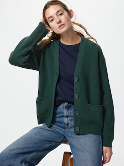 リラックスVネックカーディガン