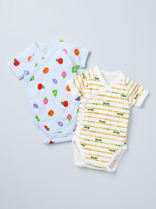 絵本コレクション ボディスーツ/はらぺこあおむし/前開き