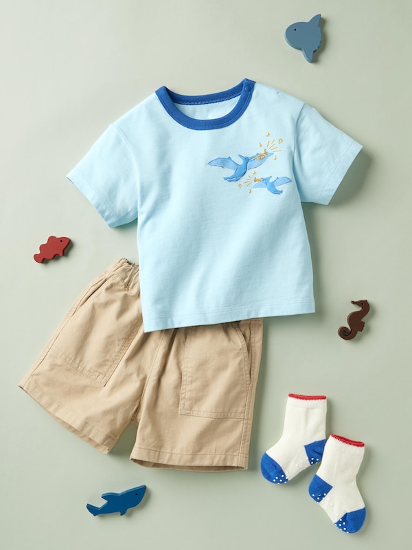 エアリズムコットンクルーネックTシャツ