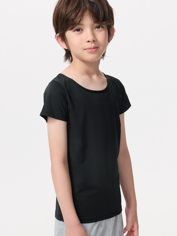 エアリズムマイクロメッシュUネックTシャツ