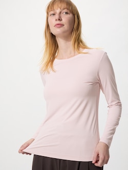 エアリズムUVカットクルーネックT/シルクブレンド