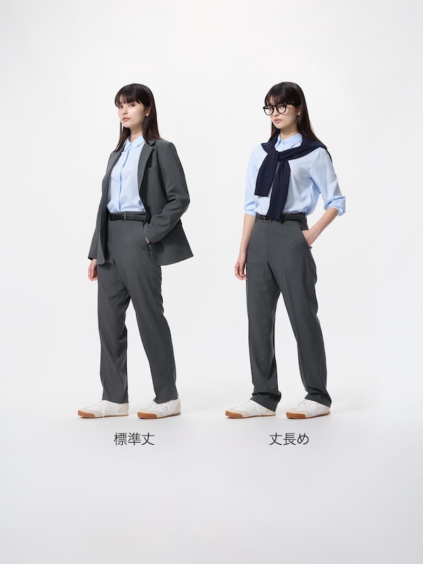 感動スリムパンツ丈長め