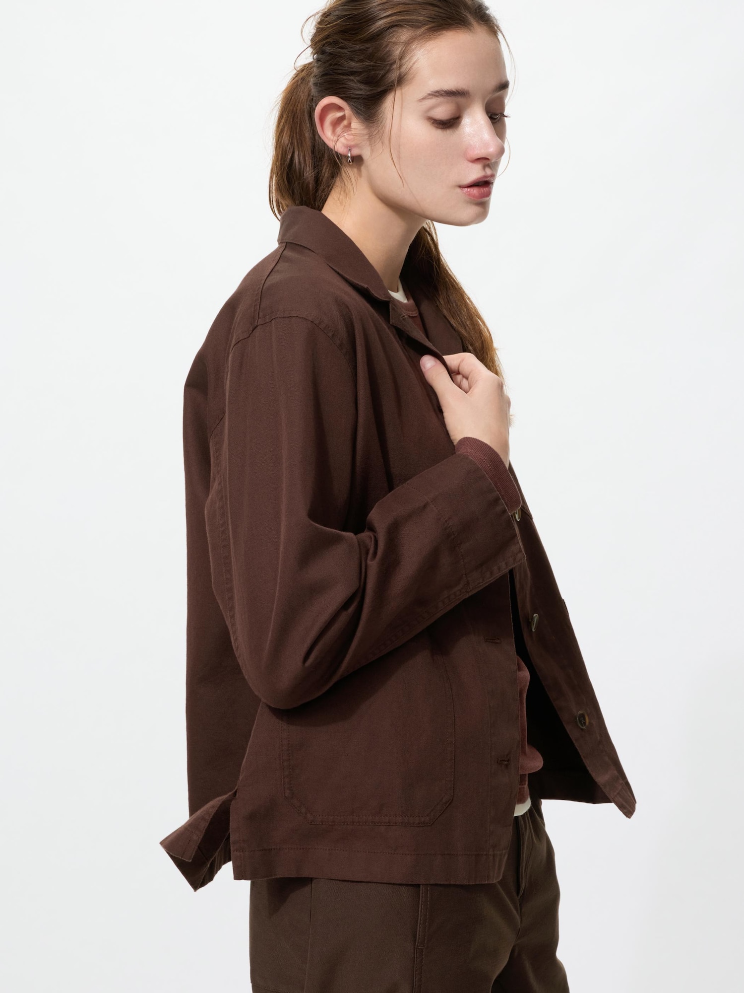 WOMEN リネンブレンドカバーオール | UNIQLO UNIFORM