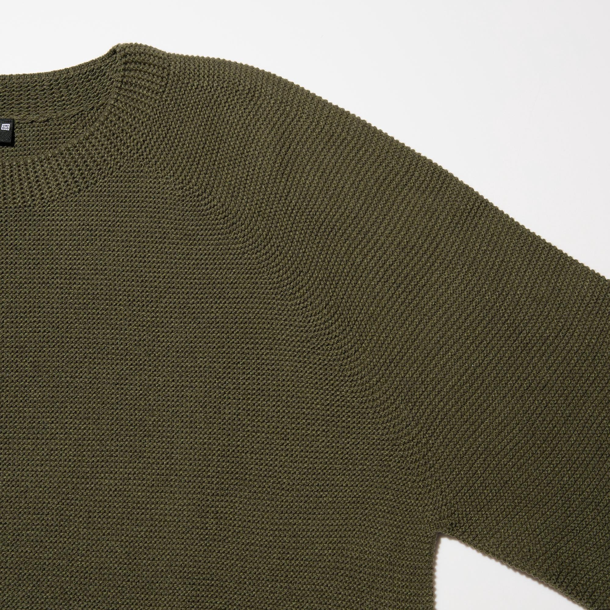 MEN ウォッシャブル3Dクルーネックセーター | UNIQLO UNIFORM