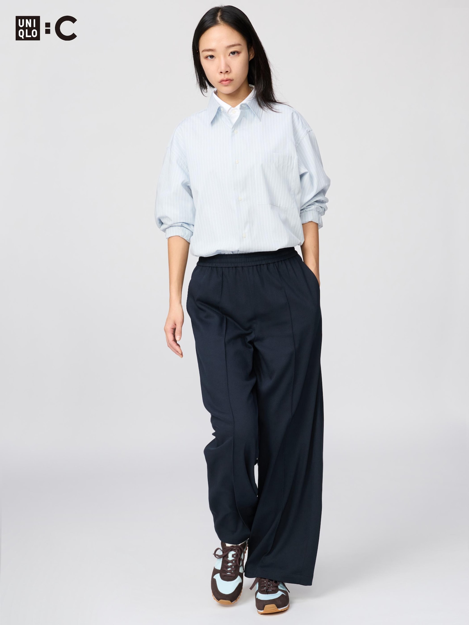MEN ブロードオーバーサイズシャツ/ストライプ | UNIQLO UNIFORM