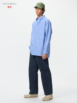 ワイドストレートカラージーンズ