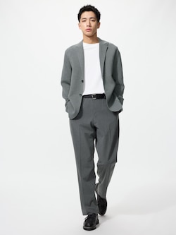 スマートアンクルパンツ/レギュラーフィット/丈長め