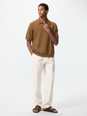 リネンブレンドイージーパンツ/丈長め