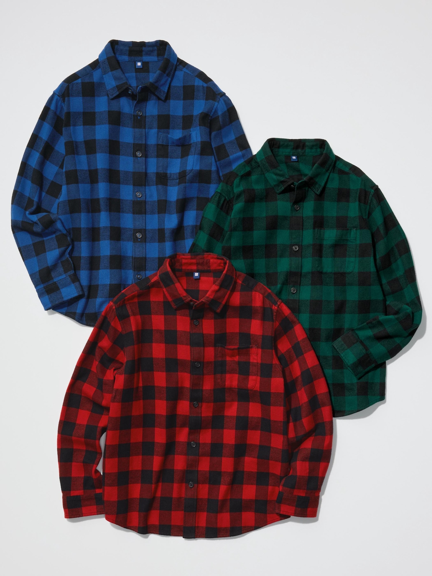 ユニクロ公式 | フランネルチェックシャツ