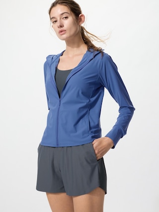 ウルトラストレッチエアリズムUVカットフルジップパーカ