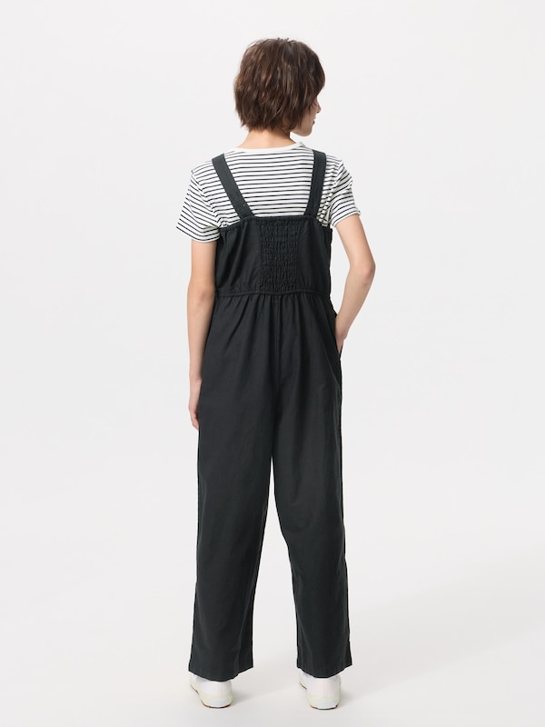 GIRLS リネンブレンドサロペット