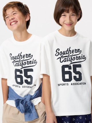 エアリズムコットングラフィッククルーネックTシャツ