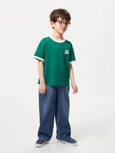 エアリズムコットングラフィッククルーネックTシャツ 2