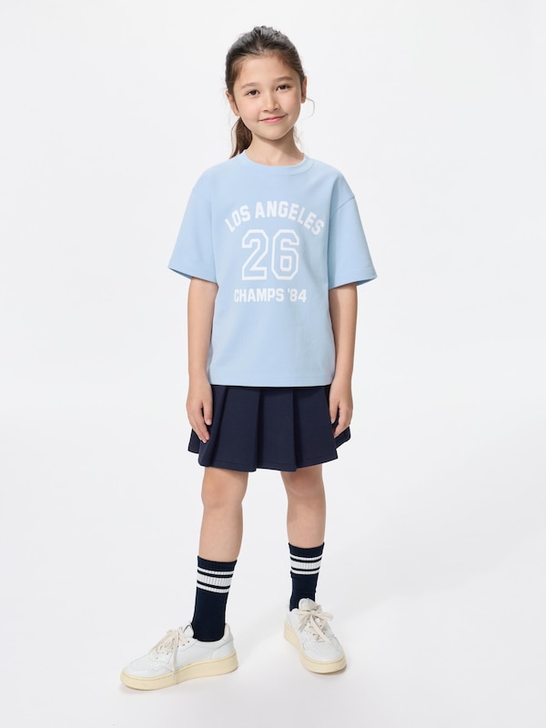 エアリズムコットングラフィッククルーネックTシャツ