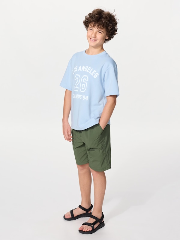 エアリズムコットングラフィッククルーネックTシャツ