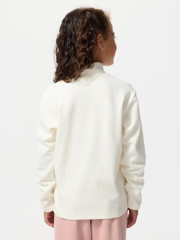 GIRLS ヒートテックコットンハイネックTシャツ長袖