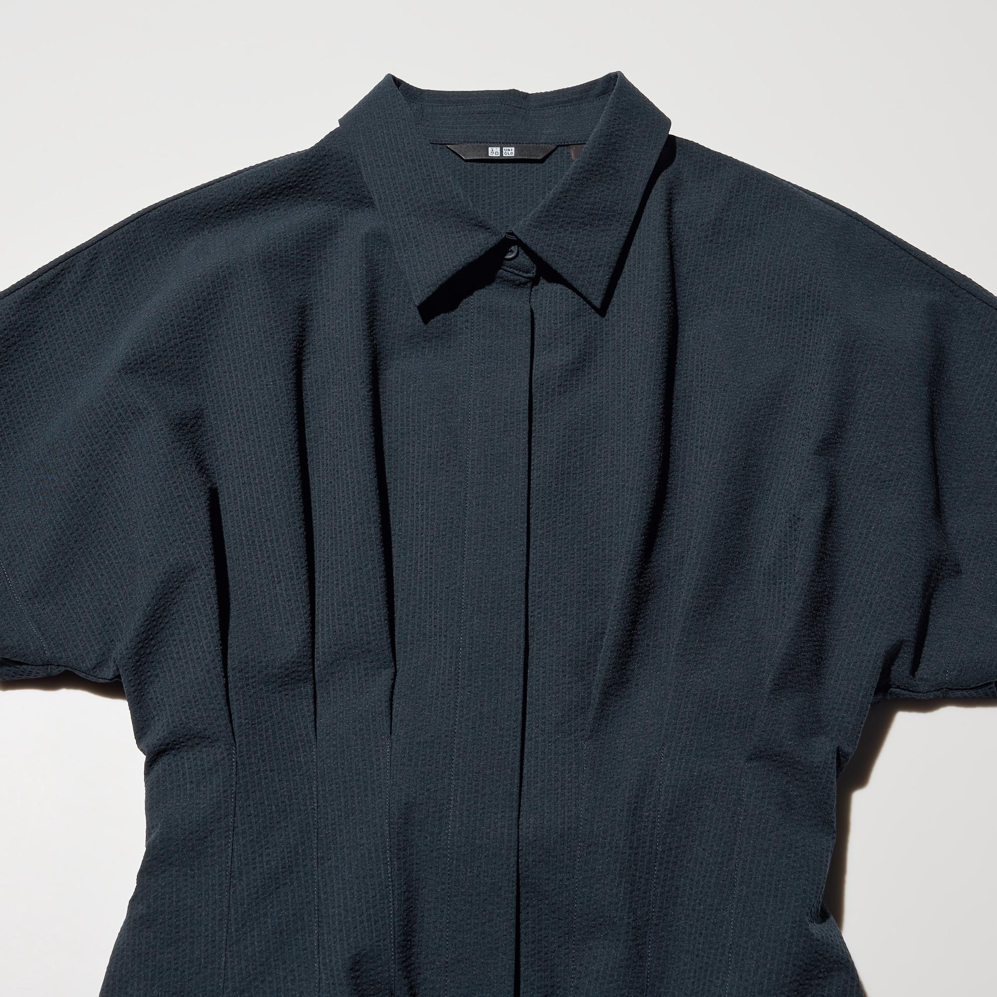 WOMEN シアサッカーシャツワンピース | UNIQLO UNIFORM