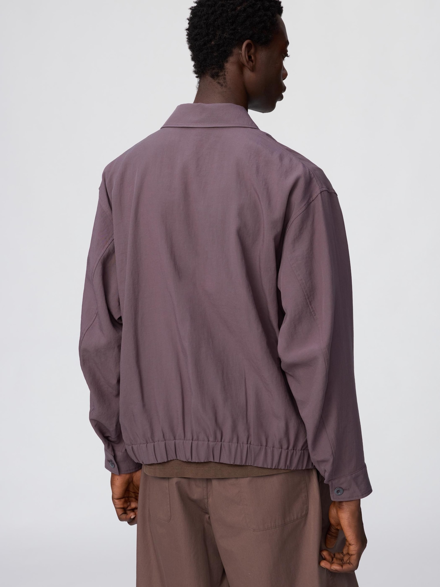 UNIQLO U 26SS ショートブルゾン M PURPLE UNIQLO U Short blouson 483835 PURPLE BLACK NATURAL XS-2XL Japan