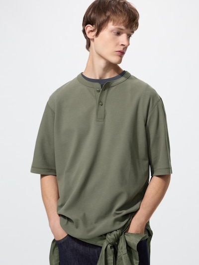 ドライワッフルヘンリーネックTシャツ 10