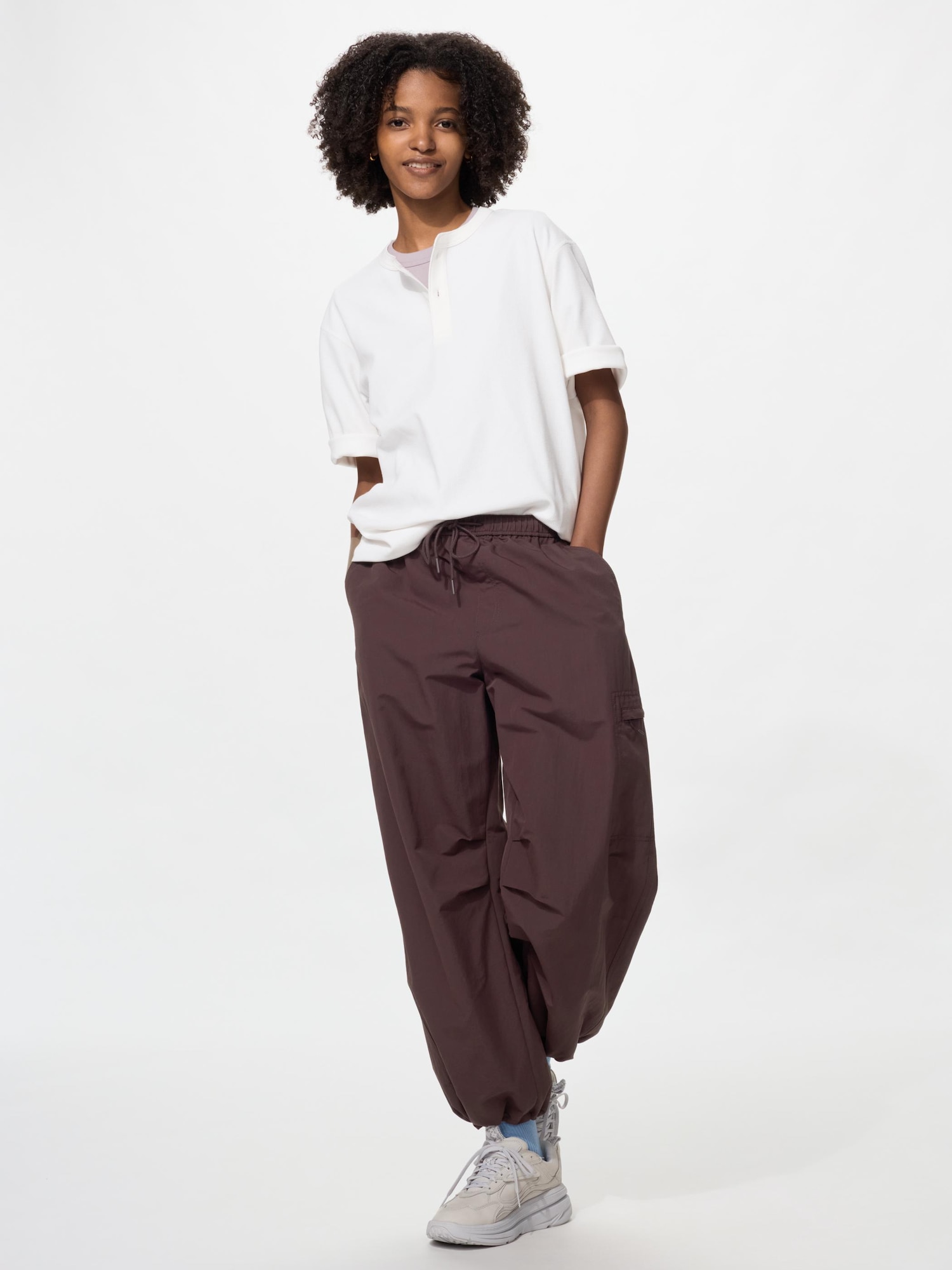 MEN ドライワッフルヘンリーネックTシャツ | UNIQLO UNIFORM