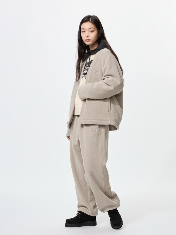 フリースワイドパンツ