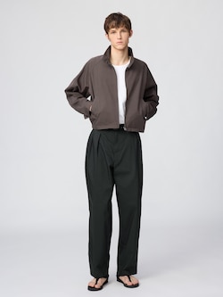 コットンブレンドショートブルゾン