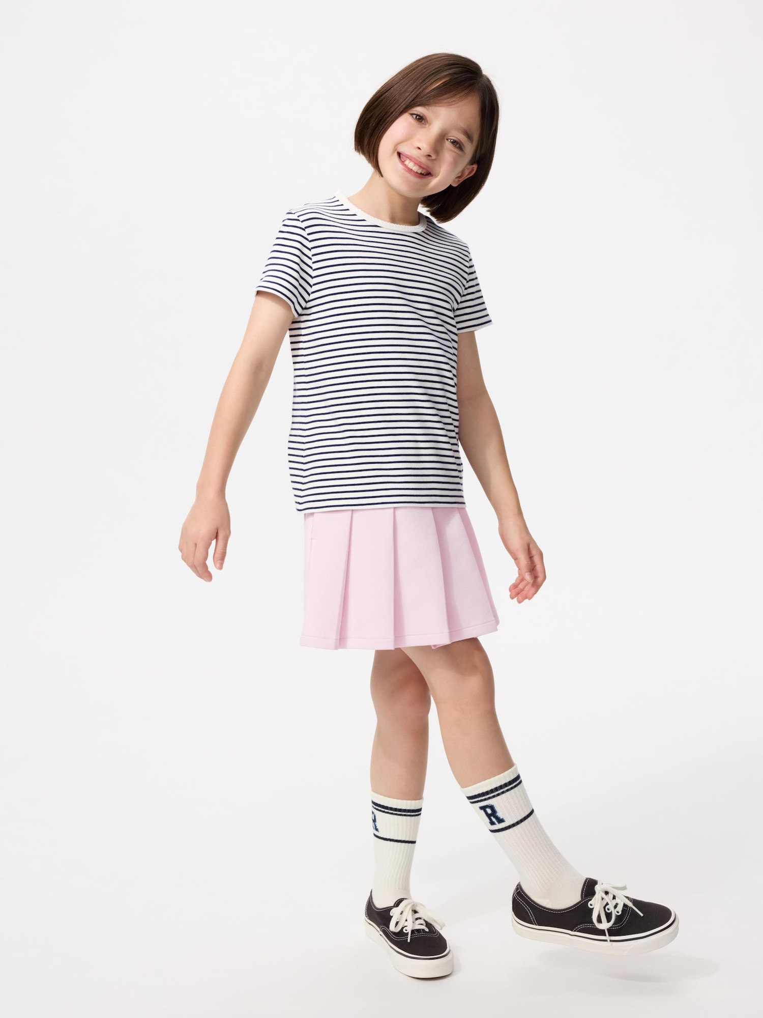 GIRLS リブTシャツ