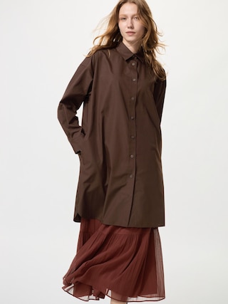 オーバーサイズシャツワンピース