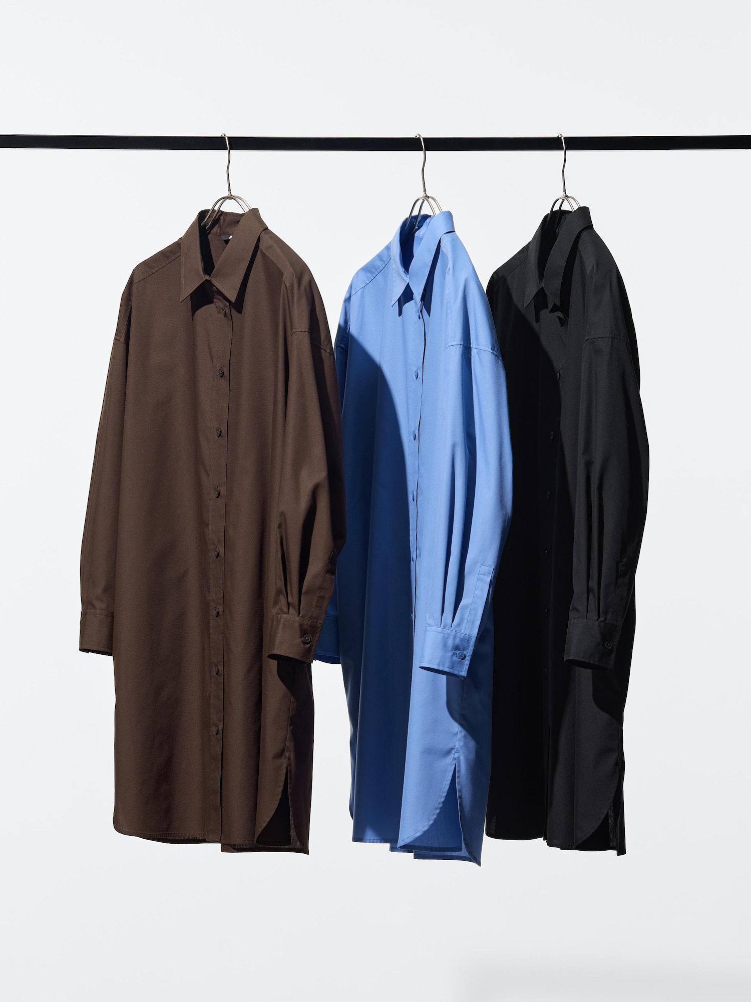 ユニクロ公式 | オーバーサイズシャツワンピース