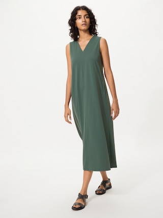 ウルトラストレッチVネックワンピース/ノースリーブ