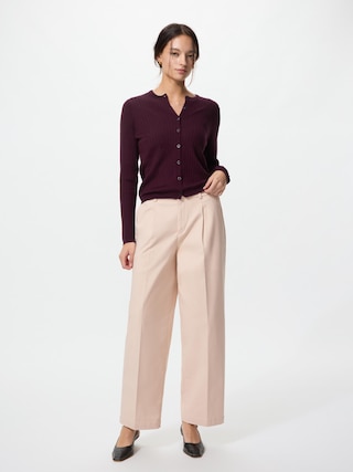 タックワイドパンツ/コットン