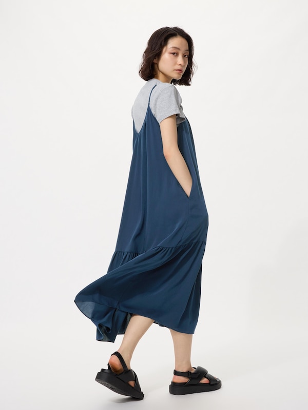 ティアードキャミソールワンピース/丈短め