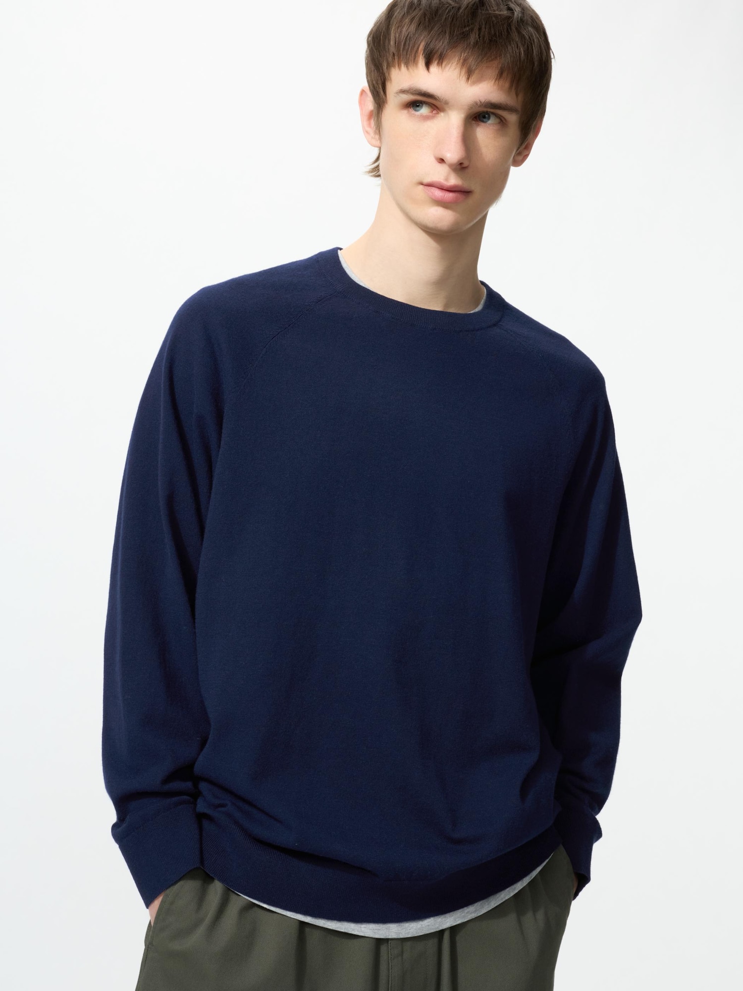 カシミヤ クルーネック ネイビーの関連商品 | ユニクロ