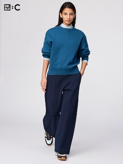 スウェットストレートパンツ/丈短め