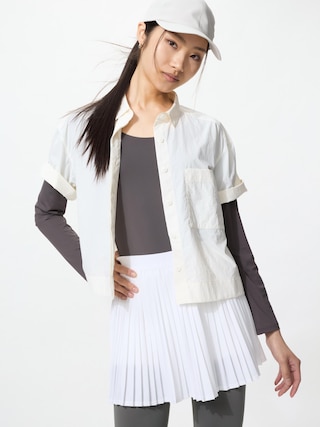 エアリズムUVカットUネックT/ドライEX