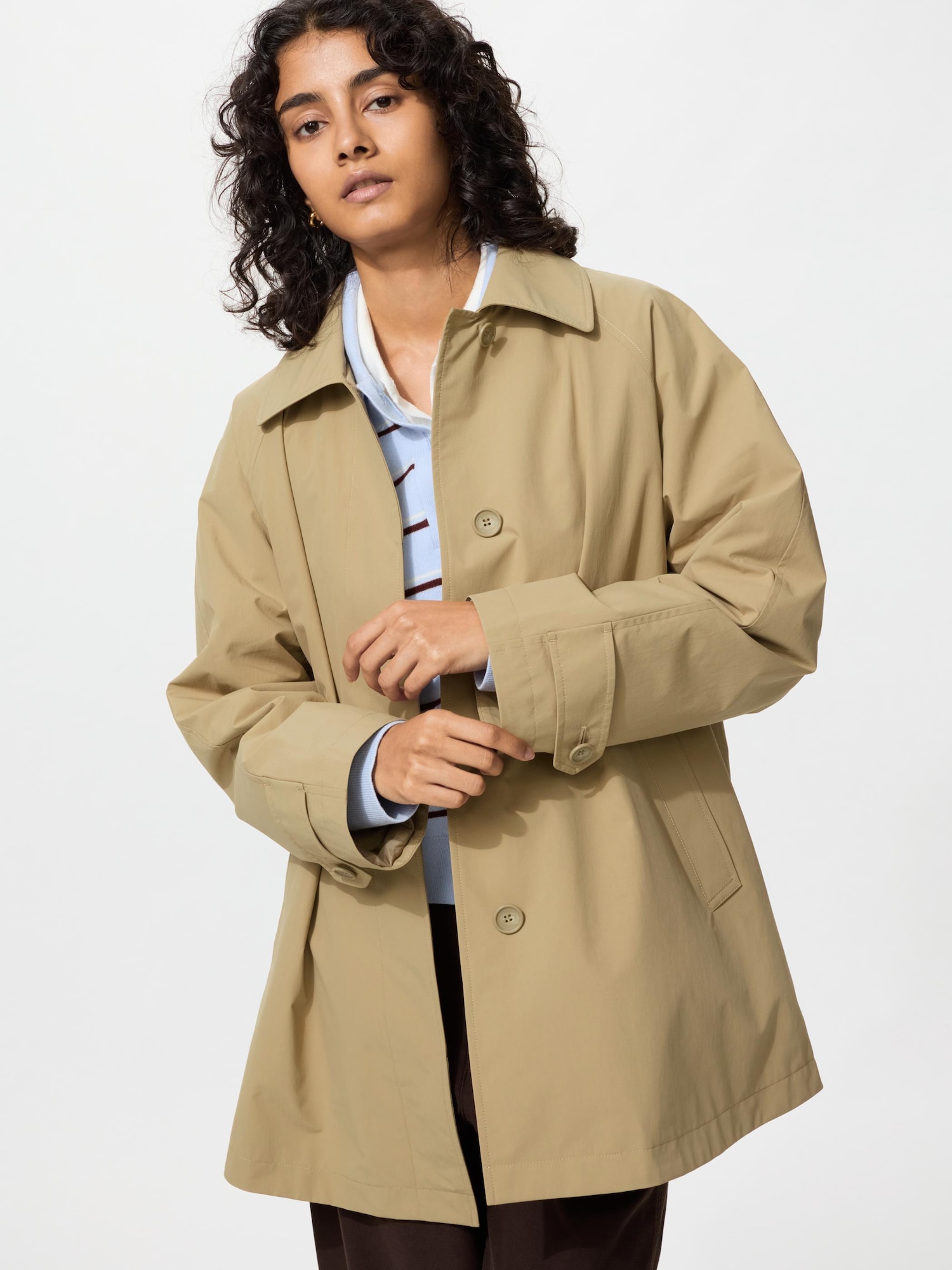 ユニクロ公式 | ステンカラーショートコートリラックスフィット