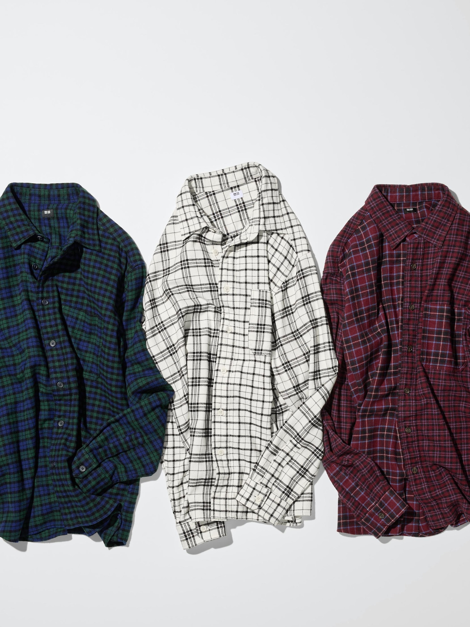 ユニクロ公式 | フランネルチェックシャツ/長袖